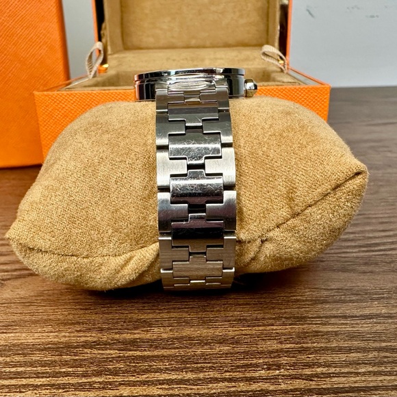 Tory Burch Reva Stainless Steel Watch TRB4010 Navy/Silver - Picture 4 of 12